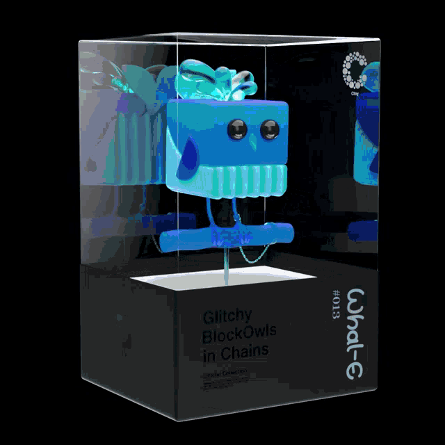 a glitchy blockowls in chains official collection