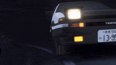 a trueno car with a license plate number 13954