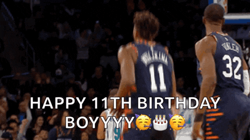 a basketball player with the number 11 on his shirt