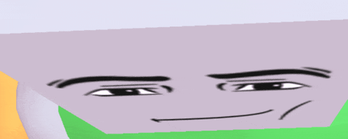 a close up of a person 's face with a smile