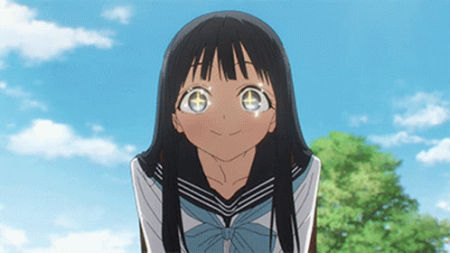 Akebi Chan Anime GIF - Akebi Chan Anime Sparkling Eyes GIFs