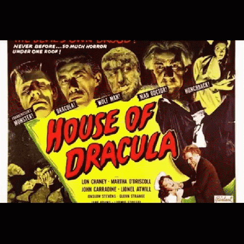 Movies Poster GIF - Movies Poster Houseof Dracula GIFs