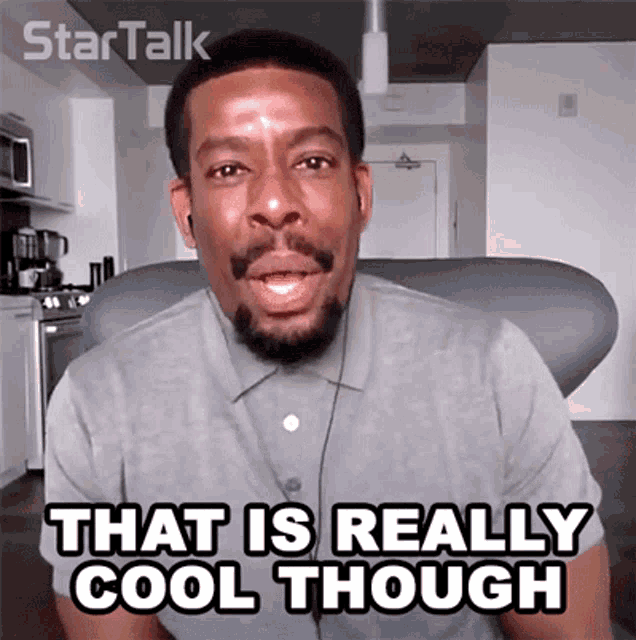 This Is Really Cool Though Chuck Nice GIF - This Is Really Cool Though Chuck Nice Startalk GIFs