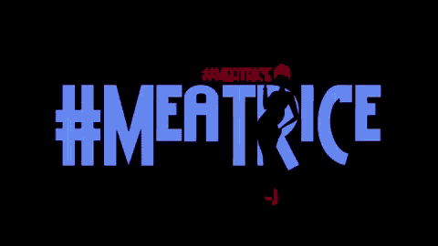 a logo for www.meatricemusic.com with a blue light behind it