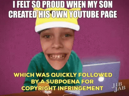 Youtube Copyright Infringement GIF - Youtube Copyright Infringement Kids GIFs