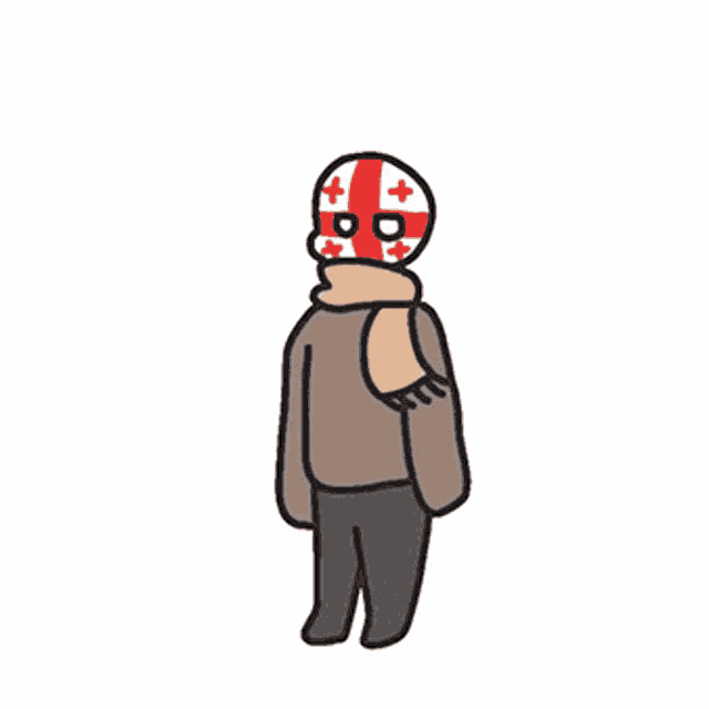 a drawing of a person with a scarf around their neck says that 's not true