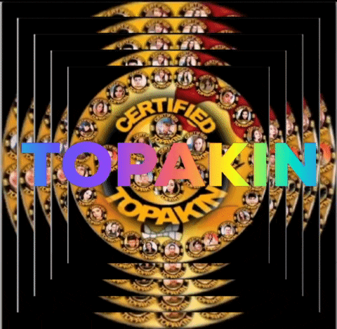 a certified topakin logo is surrounded by a circle of people