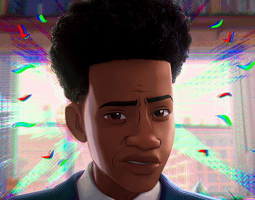 Spiderverse Miles Morales GIF - Spiderverse Miles Morales Tingle GIFs
