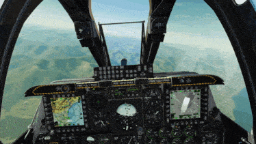 a cockpit of a fighter jet with the words fire apd pull written on it