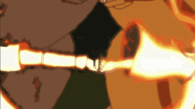 a close up of a person holding hands with a fire coming out of their mouth