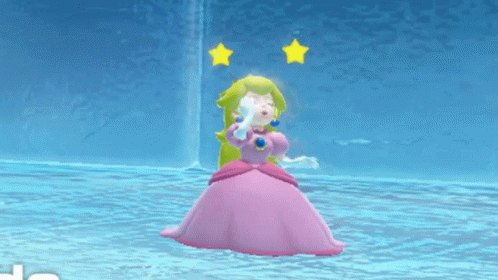 Princess Peach Dizzy GIF - Princess Peach Dizzy Seeing Stars GIFs