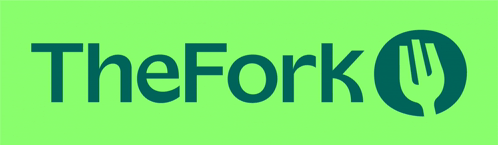 a green background with the word thefork on it