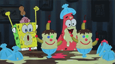 Ice Cream Spongebob GIF - Ice Cream Spongebob Patrick GIFs