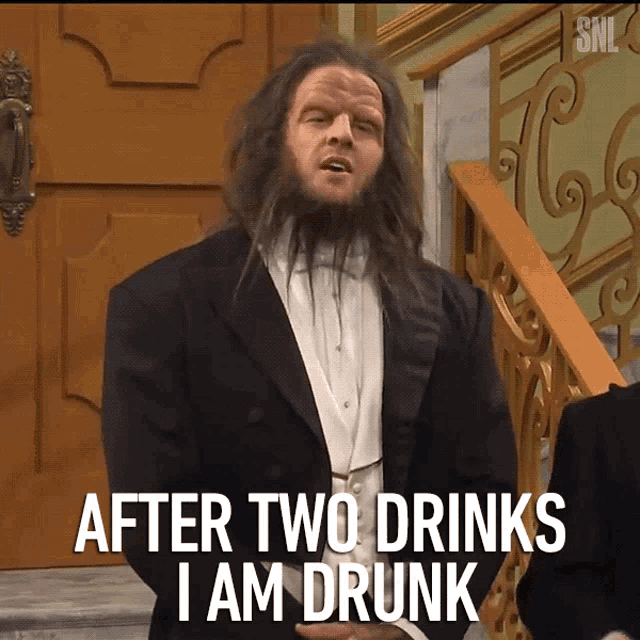 After Two Drinks I Am Drunk Jj Watt GIF - After Two Drinks I Am Drunk Jj Watt Saturday Night Live GIFs