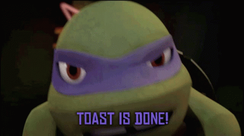 Tmnt Donatello GIF - Tmnt Donatello Toast Is Done GIFs