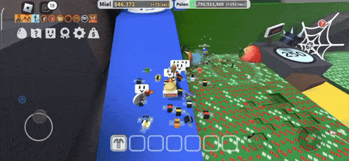 a screenshot of a video game with the number 10 at the top left