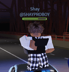 a screenshot of a video game with the name shay on it