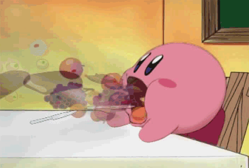 Mmmmm GIF - Hungry Pokemon Kirby GIFs