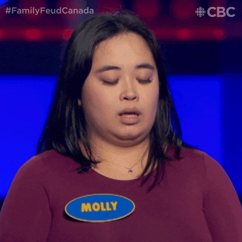 Tongue Out Molly GIF - Tongue Out Molly Family Feud Canada GIFs