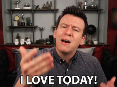 I Love Today Todays The Best GIF - I Love Today Todays The Best Philip De Franco GIFs
