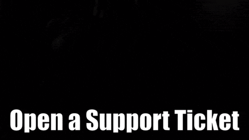 an advertisement for an open a support ticket