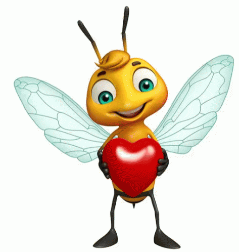 Heart Bee GIF - Heart Bee GIFs