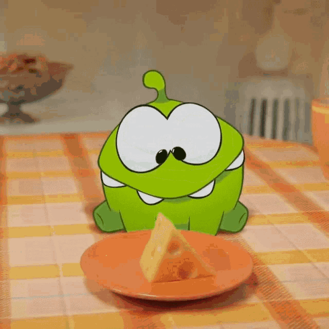 Swallow The Cheese Om Nom GIF - Swallow The Cheese Om Nom Om Nom And Cut The Rope GIFs
