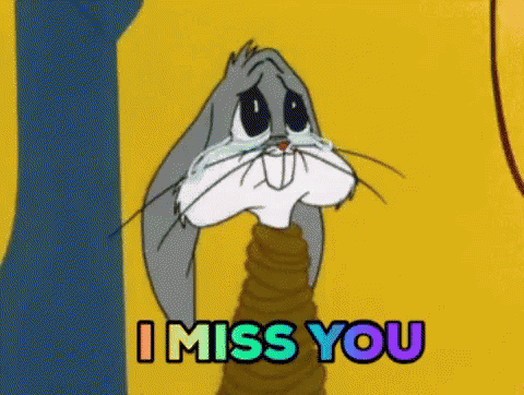 Bugs Bunny I Miss You GIF - Bugs Bunny I Miss You Animated Text GIFs