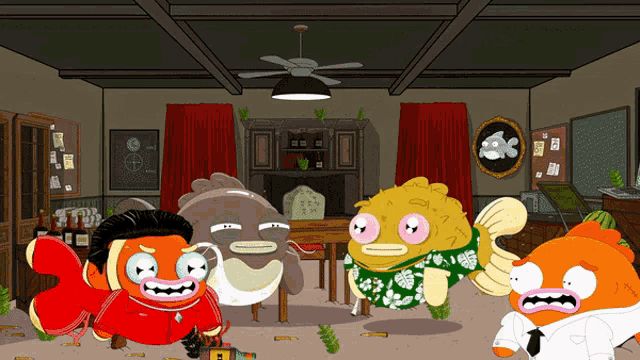 Puffer Fish Based Fish Mafia GIF