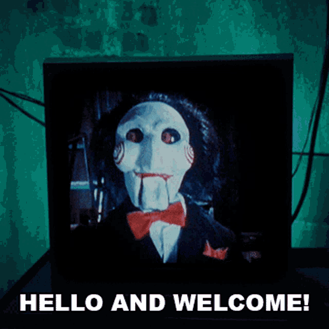 Hello And Welcome Jigsaw GIF - Hello And Welcome Jigsaw Saw5 GIFs