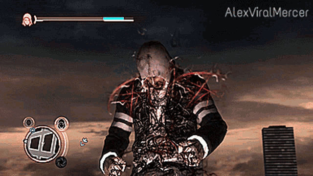 a screenshot of a video game with alexviralmercer in the upper right corner