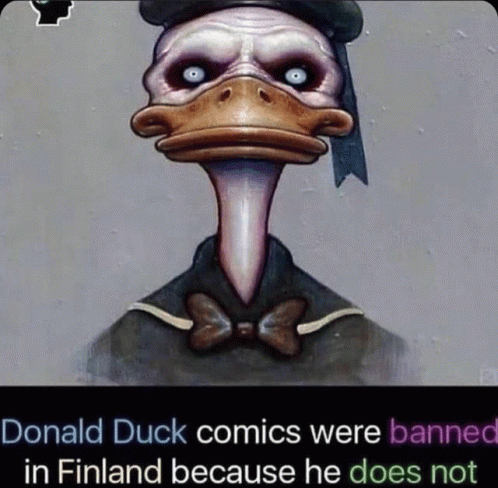 Donald Duck Finland GIF - Donald Duck Finland Binguscord GIFs