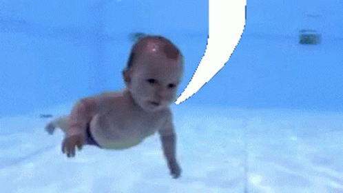 Baby Baby Swimming GIF - Baby Baby Swimming Speech Bubble GIFs