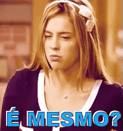 a woman wearing a headband with the words e mesmo on the bottom