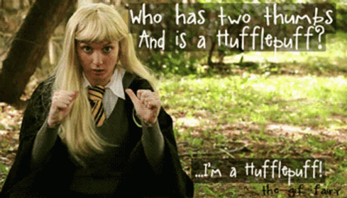 Hufflepuff Harry Potter GIF - Hufflepuff Harry Potter Funny GIFs