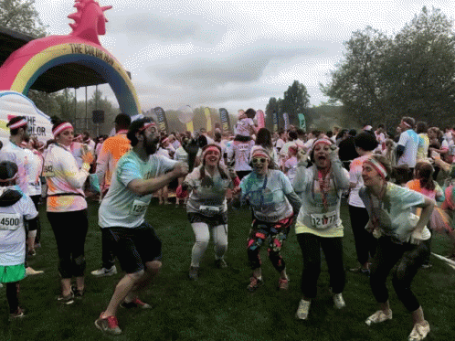Jumping Color GIF - Jumping Color Run GIFs