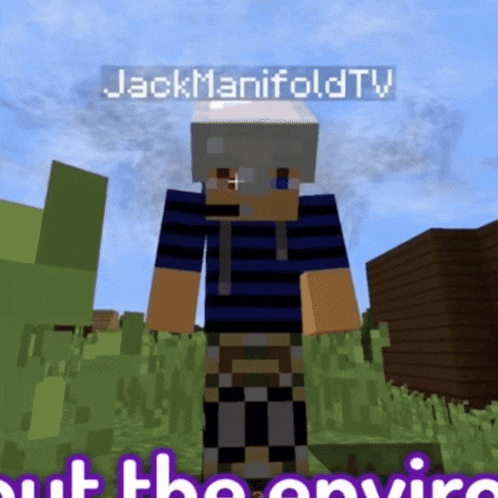 a minecraft character with the name jack manifold tv