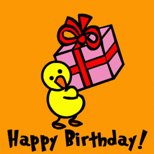 Happy Birthday Bird GIF - Happy Birthday Bird Gift GIFs
