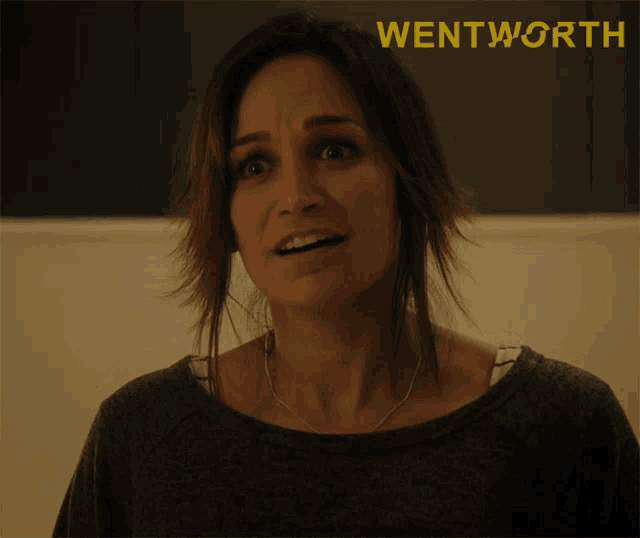 a woman with the word bullshit on her face