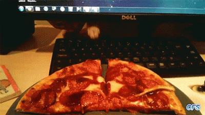 Cat Pizza GIF - Cat Pizza Sneaky GIFs