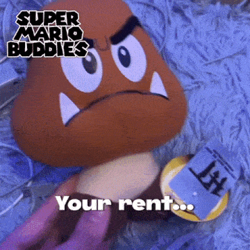 Goomba Mario Buddies GIF - Goomba Mario Buddies Rent GIFs