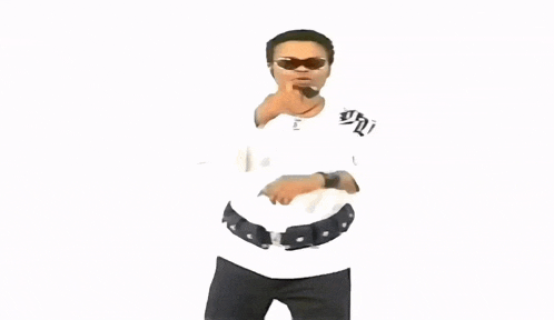 a man wearing sunglasses and a white shirt with a zebra print