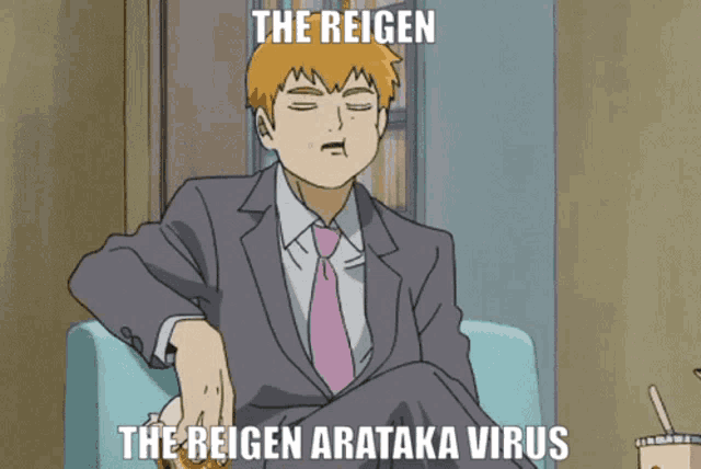 Mob Psycho100 Reigen Arataka GIF