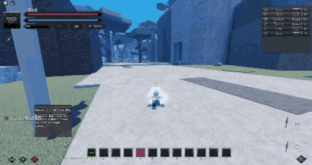 a screenshot of a video game with the word gloria on the bottom right corner