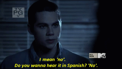 Teen Wolf In Spanish GIF - Teen Wolf In Spanish No GIFs