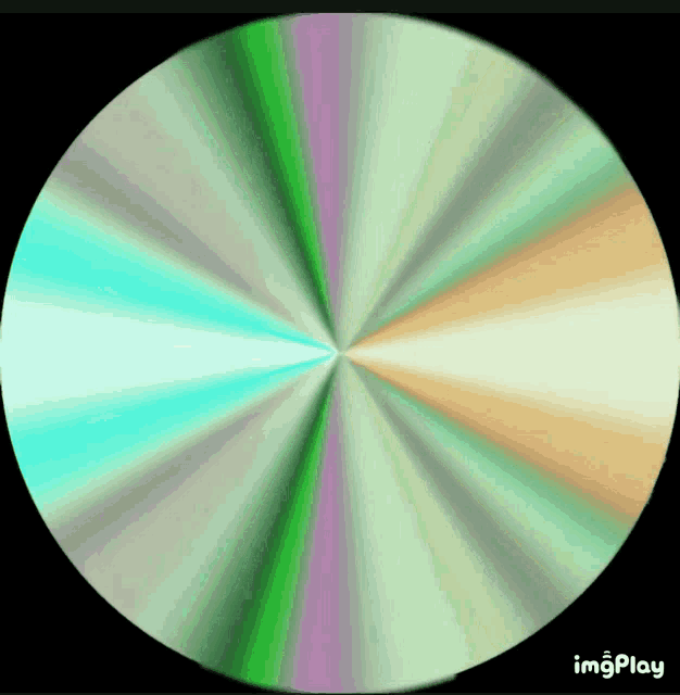 a colorful circle with the word imgplay on it