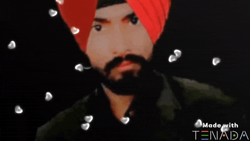 a man in a turban with the words good morning everyone