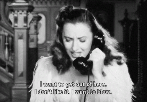 Barbara Stanwyck Want To Go Out GIF - Barbara Stanwyck Want To Go Out Dont Like It GIFs