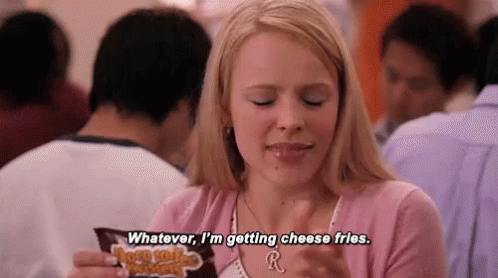 Me On A Diet GIF - Cheese Fries Mean Girls Regina George GIFs