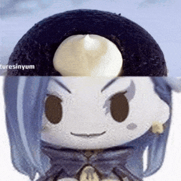 a close up of a stuffed animal with the words turesinyum on the bottom left